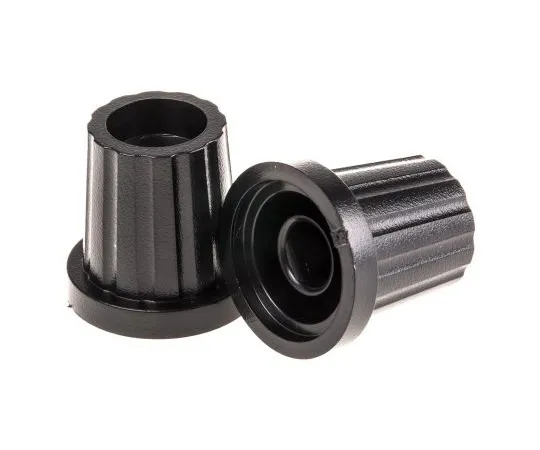 63-4803-41 RS Potentiometer Knob, Push-On Type, 19mm Knob Diameter, Black, Red, D Shaped Shaft Type, 6.4mm Shaft 465-9381