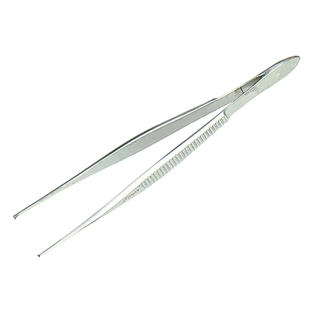 2-531-11 Tweezers With Hook Straight Type 100mm No.5