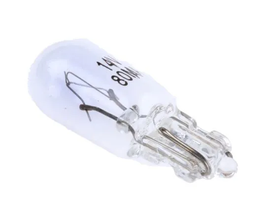 63-4919-03 Wedge Indicator Light, Clear, 14 V, 80 mA, 15000h 655-9637