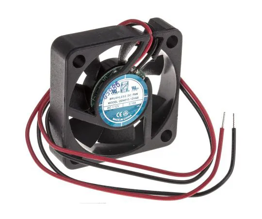 63-4933-36 RS PRO Axial Fan, 40 x 40 x 10mm, 6.7cfm, 1.2W, 12 V dc 668-8808