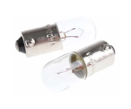 63-4918-55 BA9s Indicator Light, Clear, 6.5 V, 300 mA, 4000h 655-8987