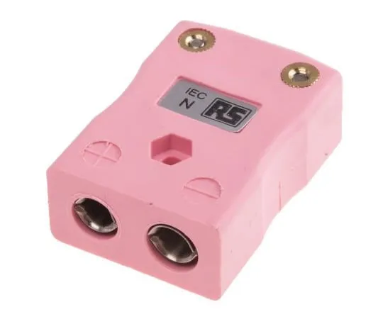 63-4799-20 RS PRO IEC Standard In-Line Socket Connector for use with Type N Thermocouple Type N, Standard 456-0001