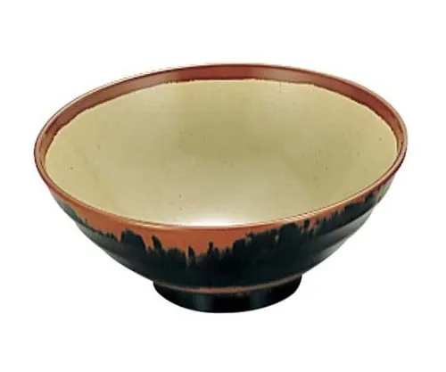 61-6835-63 Melamine Japanese Cabinets Chojiro Gama Small Donburi AN-63 G Inner Wakakusa 2428810