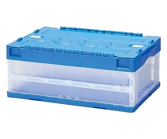 64-9357-53 Folding Container with Blue Lid 30 L 31729291