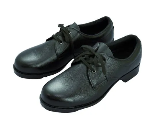 67-3121-12 JIS Certified Rubber Sole Safety Shoes Black 23.0 cm V251N-23.0