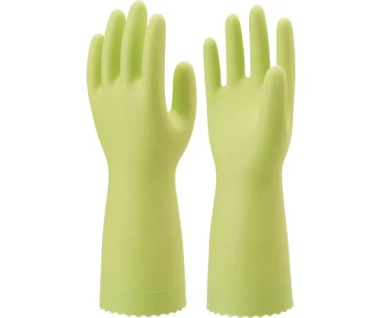 67-6858-46 PVC Gloves Nice Hand Mew Medium Thick Green M Size NHMIC-MG