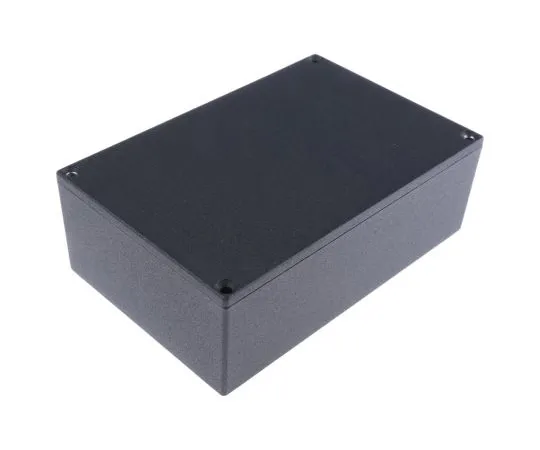 63-4858-96 Hammond 1590, Die Cast Aluminium Enclosure, IP54, Shielded, 145 x 95 x 45mm 1590JBK