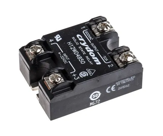 63-4754-31 Sensata / Crydom 50 A Solid State Relay, Zero Cross, Panel Mount, SCR, 660 V Maximum Load H12WD4850