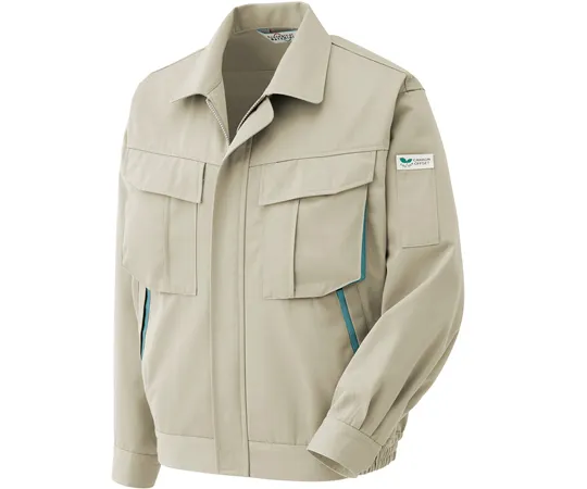 65-1235-96 Work Clothes, Eco Antistatic Male/Female Pair Blouson Beige SS RC580-UE-SS RC580-UE-SS