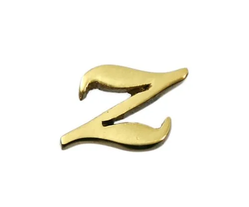61-7431-03 Brass Gold Characters Small Characters Z QS20-Z