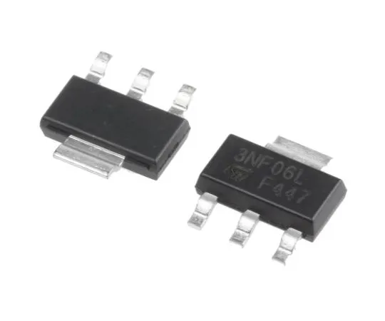 63-4820-25 STN3NF06L N-Channel MOSFET, 4 A, 60 V STripFET, 3+Tab-Pin SOT-223 STMicroelectronics STN3NF06L