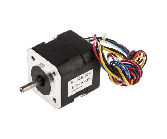 63-4861-75 RS Pro Brushless DC Motor, 24 V dc, 0.19 Nm, 4000 rpm, 5mm Shaft Diameter 536-6024