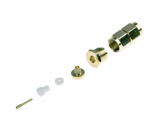 63-4858-32 RS PRO Straight Cable Mount SMA Connector, Clamp Termination RG174B 526-5842