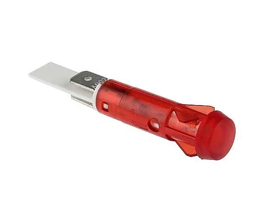 63-4740-94 Arcolectric Red neon Indicator, Tab Termination, 230 V ac, 9.5mm Mounting Hole Size C0276AANAA