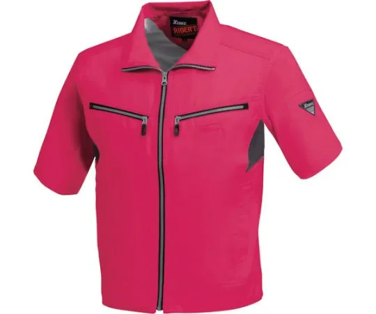 65-8377-81　［Discontinued］Short Sleeve Blouson Cherry Red 3L　1661-77-3L