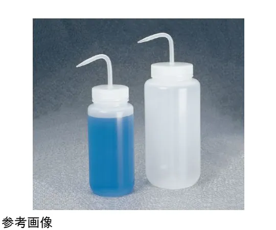65-5636-81 Wide Mouth Washing Bottle 500 mL 1 Box (Contains 4 Bottles x 1 Pack) 2407-0500JP