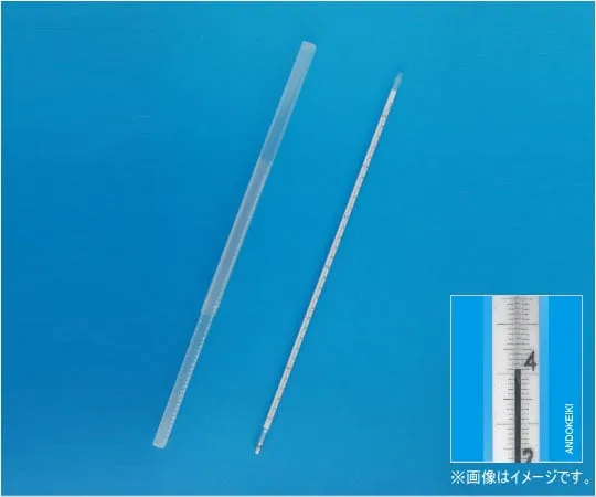 64-0703-31 Standard Thermometer (Double-Tube) W 150 ~ 200 °C (0.1) Total Length 340 mm All Submerged Inspection Results Included 1-W06-4-VC