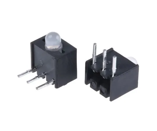 63-4804-23 Kingbright L-130WDT/1EGW, Green & Red Right Angle PCB LED Indicator, Through Hole 2.5 V L-130WDT/1EGW