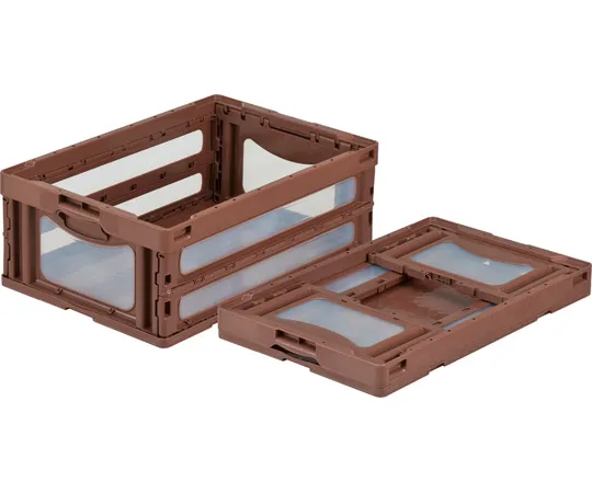 67-7113-19 Folding Container O-55B Brown/Transparent 55909000BR701TM