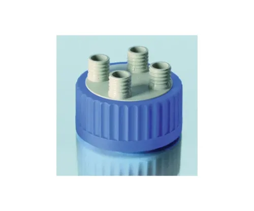61-4411-86　［Discontinued］Screw Cap Bottle 4 Port Cap Wide-Mouth GLS-80　017250-1A