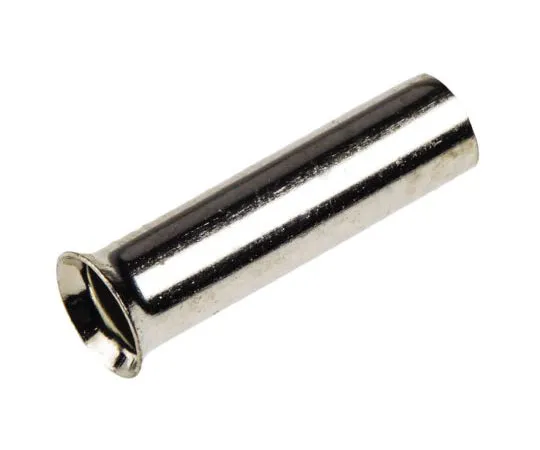 63-4727-86 RS PRO Crimp Bootlace Ferrule, 10mm Pin Length, 2.6mm Pin Diameter, 2.5mm² Wire Size 211-4296