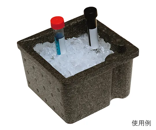 3-6313-03　［Discontinued］Ice Cream Pan, Bucket Black 146 x 146 x 90mm Capacity 1L　B8801BL