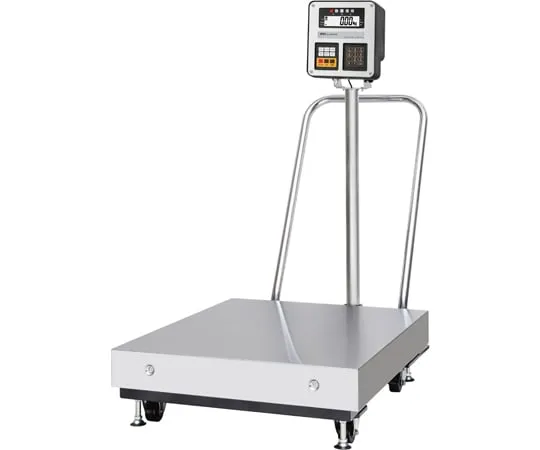 65-8891-20 Essential Safety Explosion-Proof Large Platform Scale HV-CEP (Large) Series Hail Volume 300 kg x Minimum Display 0.05/0.1 kg with Handle and Casters HV-300KCEPB