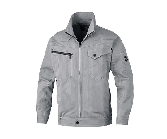 64-8296-18　［Discontinued］Air Conditioning Long Sleeve Jacket  Gray S　BK6067S-62-S