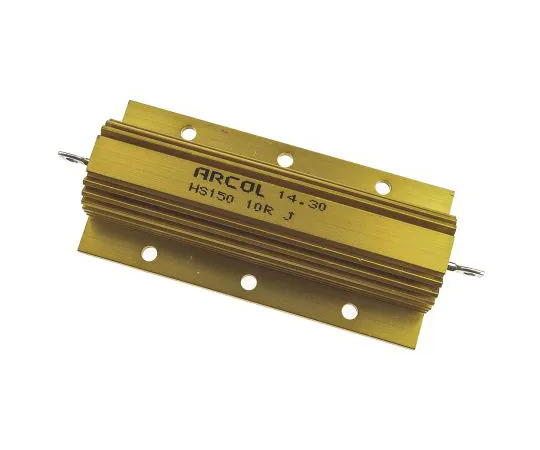 63-4758-80 Arcol HS150 Series Aluminium Ho***d Axial Wire Wound Panel Mount Resistor, 10Ω ±5% 150W HS150 10R J