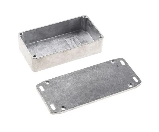 63-4768-34 Hammond 1590, Die Cast Aluminium Enclosure, IP54, Shielded, Flanged, 111.5 x 59.5 x 27mm 1590BFL