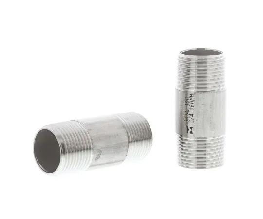 63-4834-56 RS PRO Stainless Steel Circular Barrel Nipple 3/4in R(T) Male x 3/4in R(T) Male 2.36in 499-3259