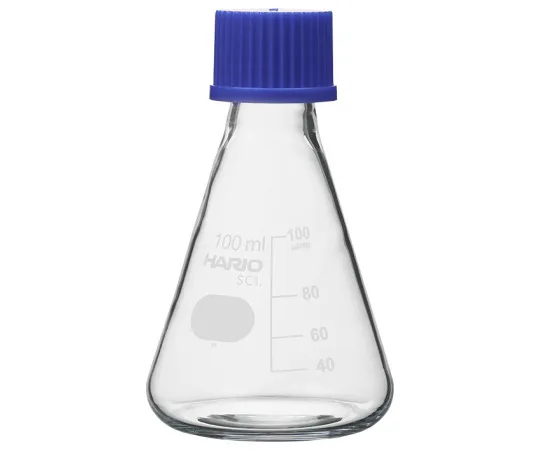 64-0916-87 Screw Cap Erlenmeyer Flask 100 mL, 12 pcs NSF-100