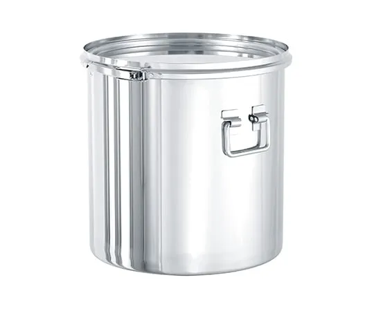 63-1208-43 Sealed Container with Folding Handle (Band Type/NBR) 10L CTLF-24PNL