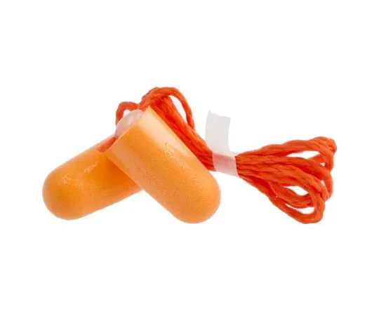 63-4740-90 3M Disposable Orange Polyurethane Corded Ear Plugs, 37dB, 100 Pairs 1110