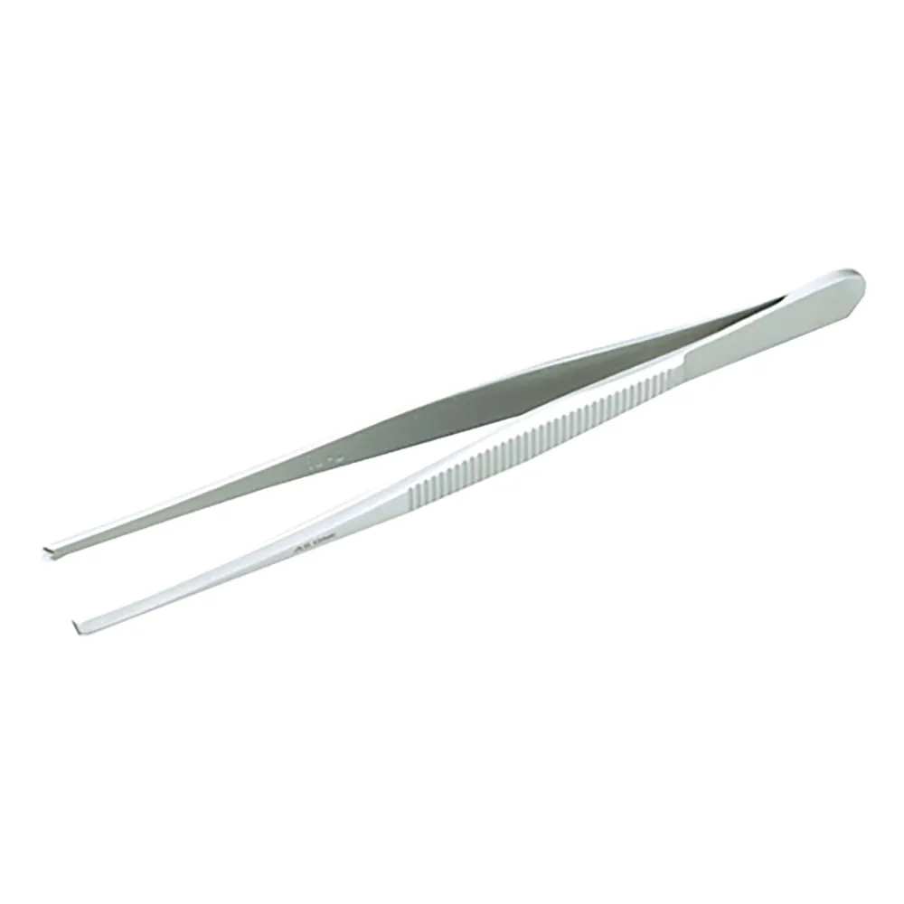 2-528-11 Tweezers With Hook Straight 130mm No.2