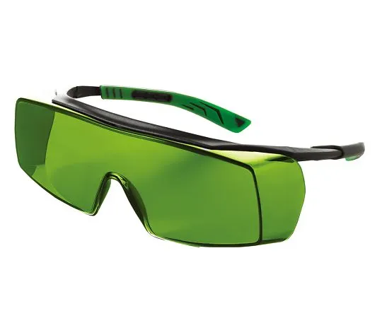 3-254-01　［Discontinued］Shading Protective Glasses # 1.7 Over Glass Green　5X7.01.11.17
