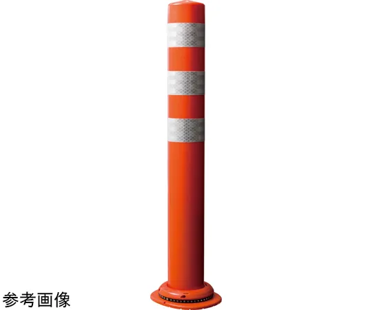 65-8896-75 Lane Separator Pole Cone CITY R Bonded H400mm Red PCCTR-40RW-N