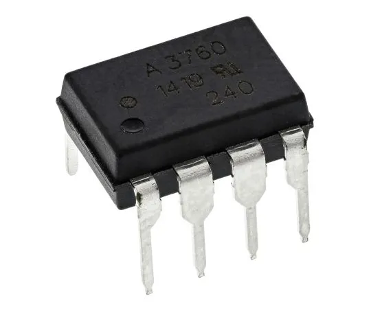 63-4876-41 Broadcom, HCPL-3760-000E AC/DC Input, Input Darlington Output Optocoupler, Through Hole, 8-Pin PDIP HCPL-3760-000E