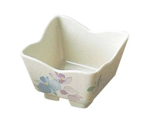 61-6833-89 Melamine Japanese Tableware Sumire Flower Shape Square Small VO-86 2446700