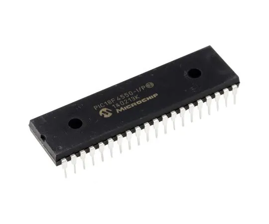 63-4895-97 Microchip PIC18F4550-I/P, 8bit PIC Microcontroller, 48MHz, 32 kB, 256 B Flash, 40-Pin PDIP PIC18F4550-I/P