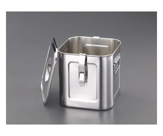 62-9129-31　[Stainless Steel] Deep Box (With Lid)　EA508SC-163