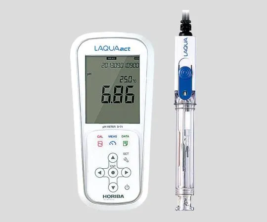 1-4713-33　［Discontinued］Portable pH And Water Quality Meter (Plastic Body pH Electrode Set)　D-72S
