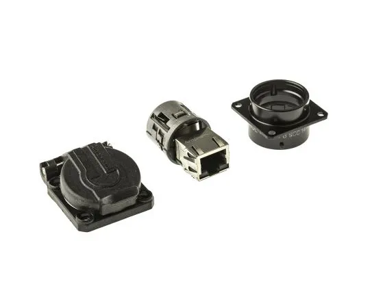 63-4862-26 Amphenol Panel Mount IP67 RJ45 Connector, LAN Category Cat5e RJF 21 B SCC