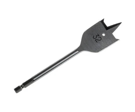 63-4717-91 RS 32mm Chrome Vanadium Steel Flat Wood Drill Bit 184-8128