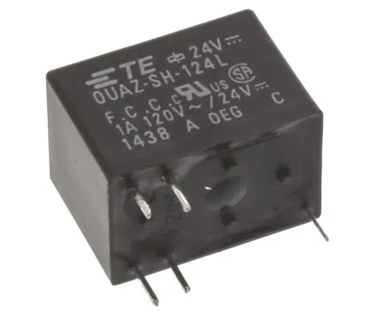 63-4841-35 TE ConnectivityQUAZ SPDT Non-Latching Relay PCB Mount, 24V dc Coil, 1A OUAZ-SH-124L