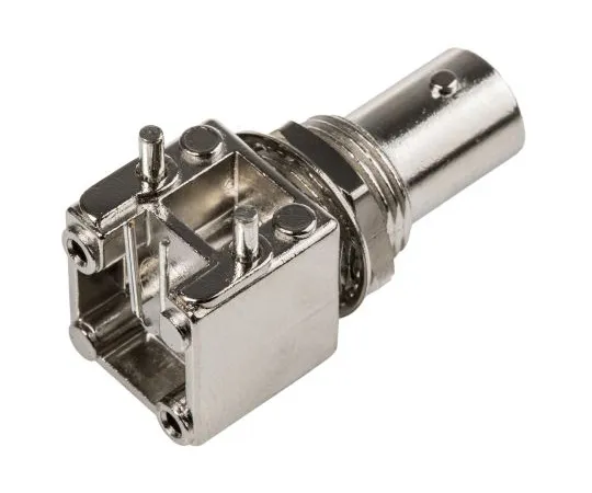 63-4875-01 RS Pro Right Angle 50Ω PCB Mount Bulkhead Fitting BNC Connector, jack, Nickel, Through Hole Termination 546-5137