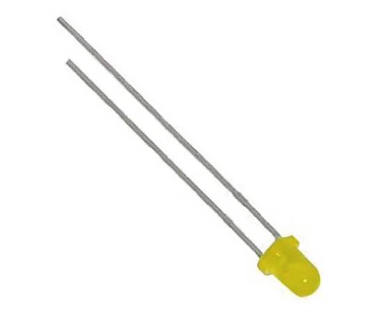 63-4713-07 1.8 V Yellow LED 3mm Through Hole, Broadcom HLMP-1719 HLMP-1719