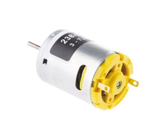 63-4741-64 RS Pro DC Motor, 19.68 W, 3 → 7.2 V dc, 375 gcm, 19000 rpm, 2.3mm Shaft Diameter 238-9721