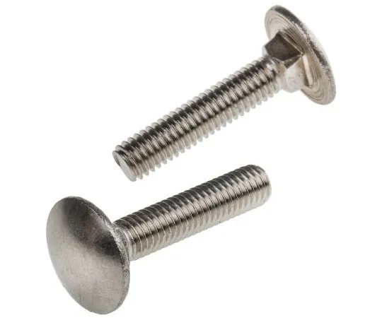 63-4666-98 Plain Stainless Steel Coach Bolt, M6 x 30mm 122-4419