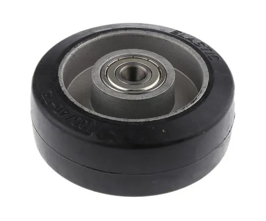 63-4724-74 RS PRO Black Rubber Castor Wheels, 160kg 201-2768